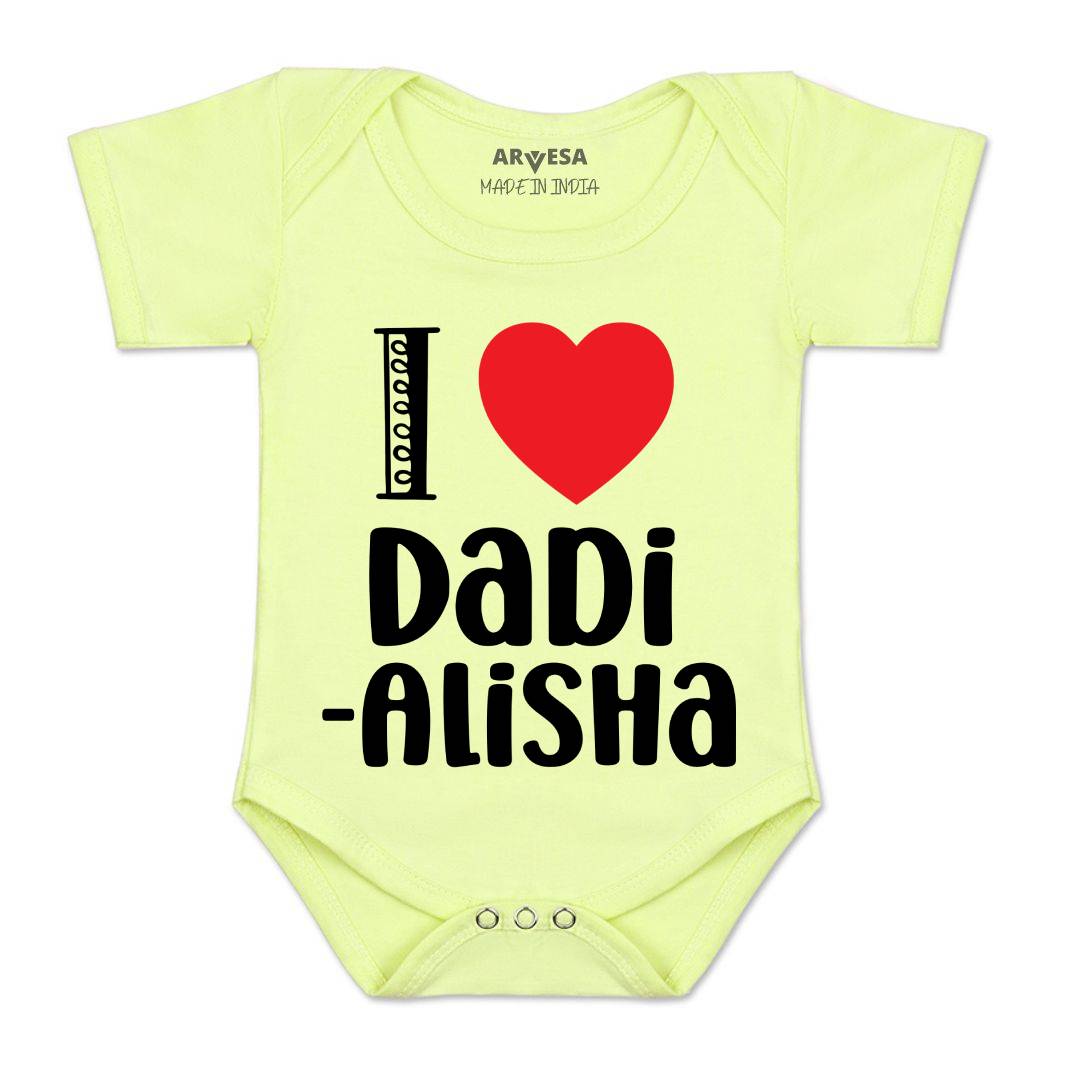 Arvesa I Love Dadi Baby Boy & Girl Dress