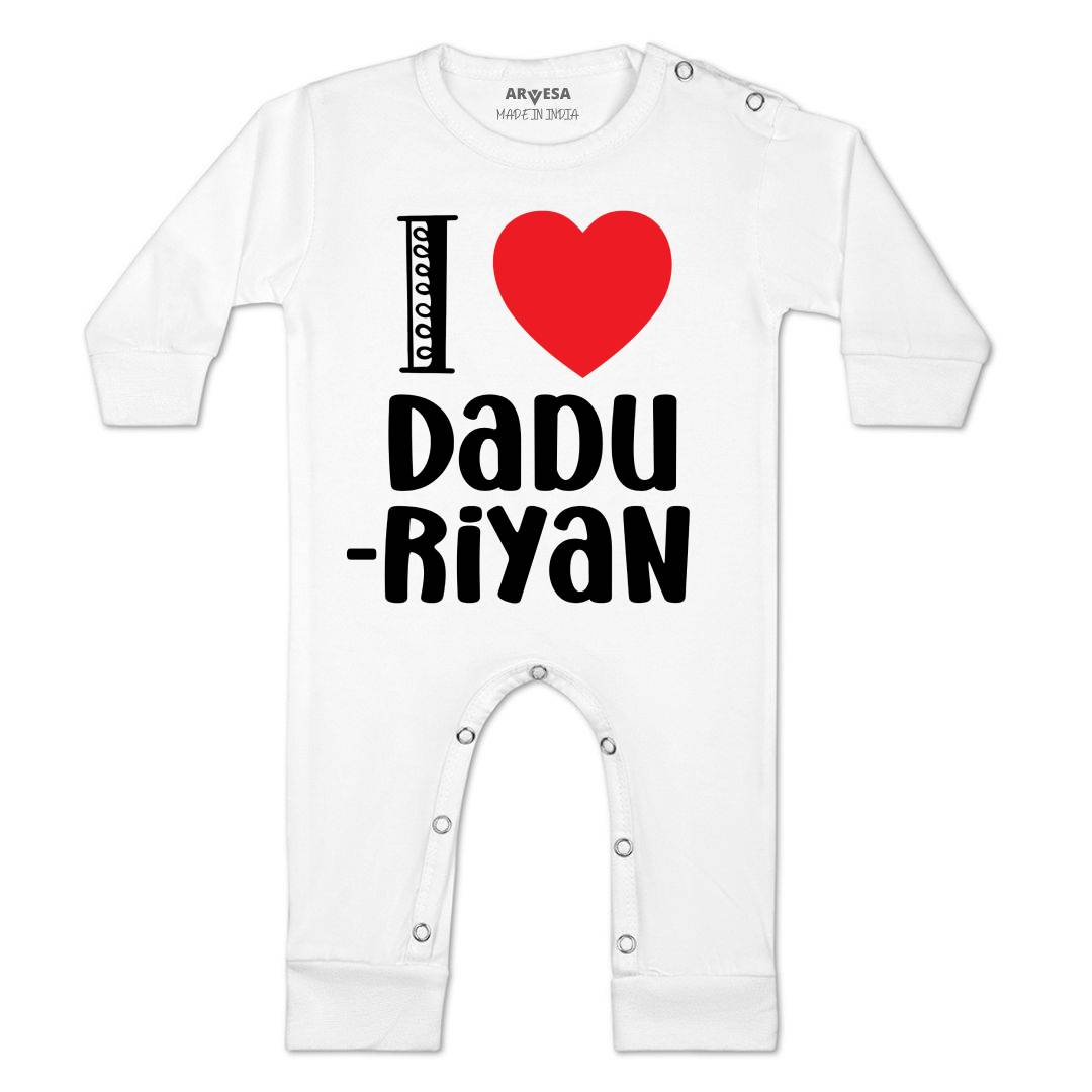 Arvesa I Love Dadu Baby Boy & Girl Dress