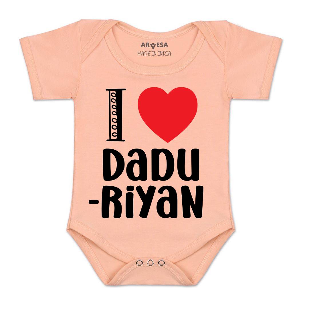 Arvesa I Love Dadu Baby Boy & Girl Dress