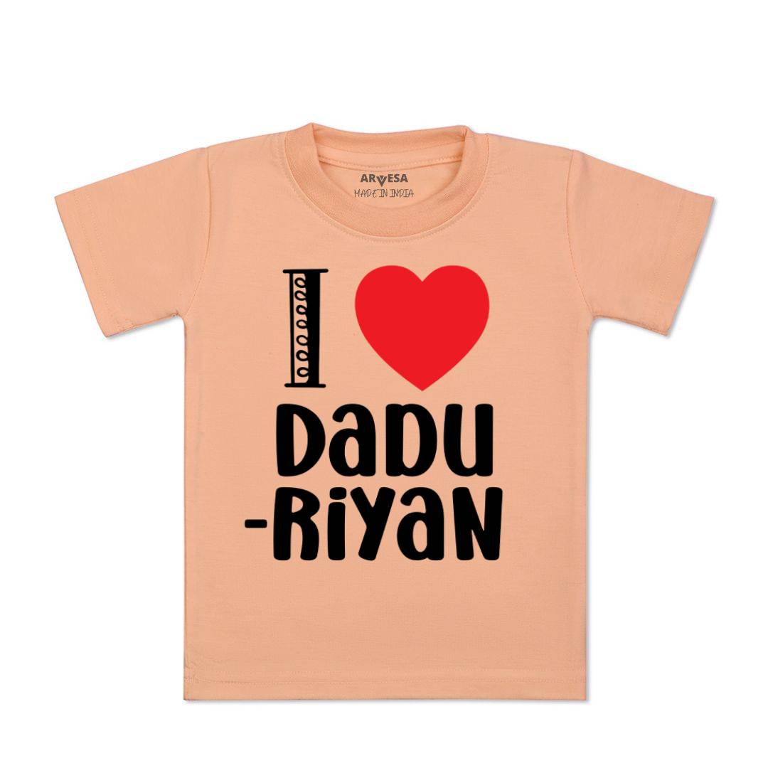 Arvesa I Love Dadu Baby Boy & Girl Dress