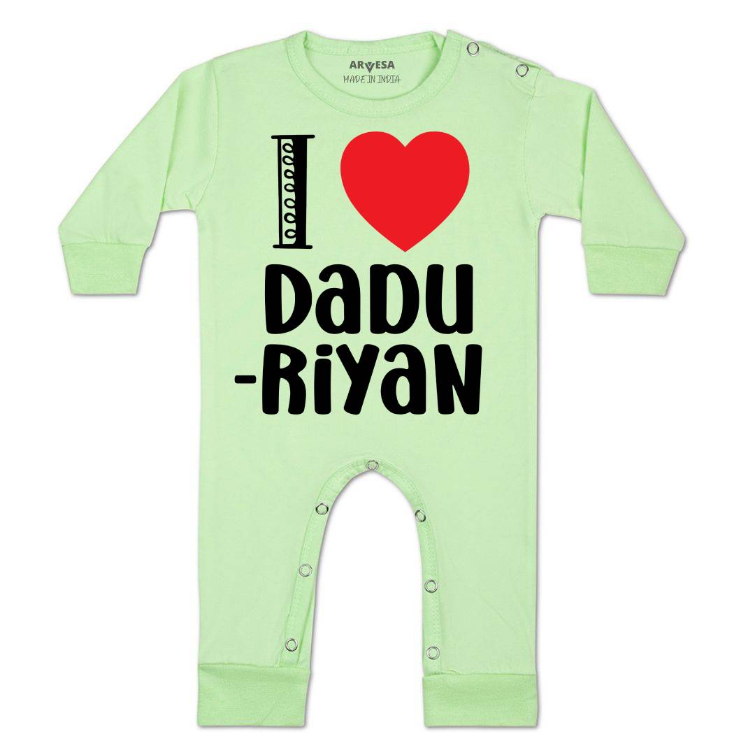 Arvesa I Love Dadu Baby Boy & Girl Dress