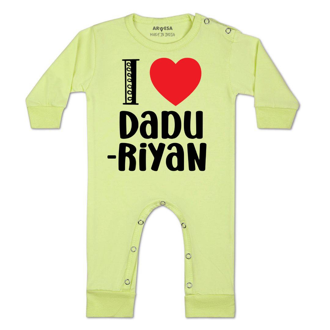 Arvesa I Love Dadu Baby Boy & Girl Dress