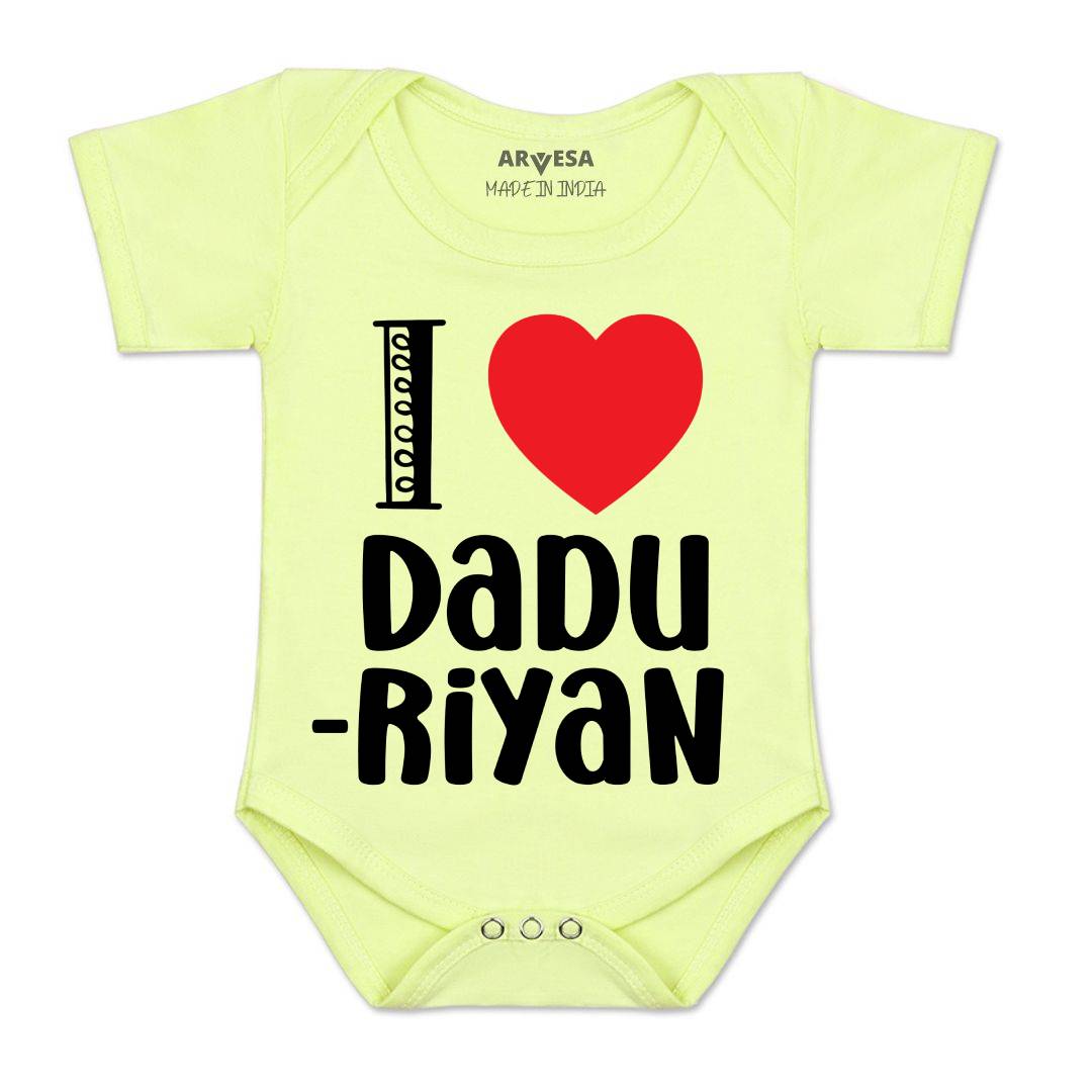 Arvesa I Love Dadu Baby Boy & Girl Dress