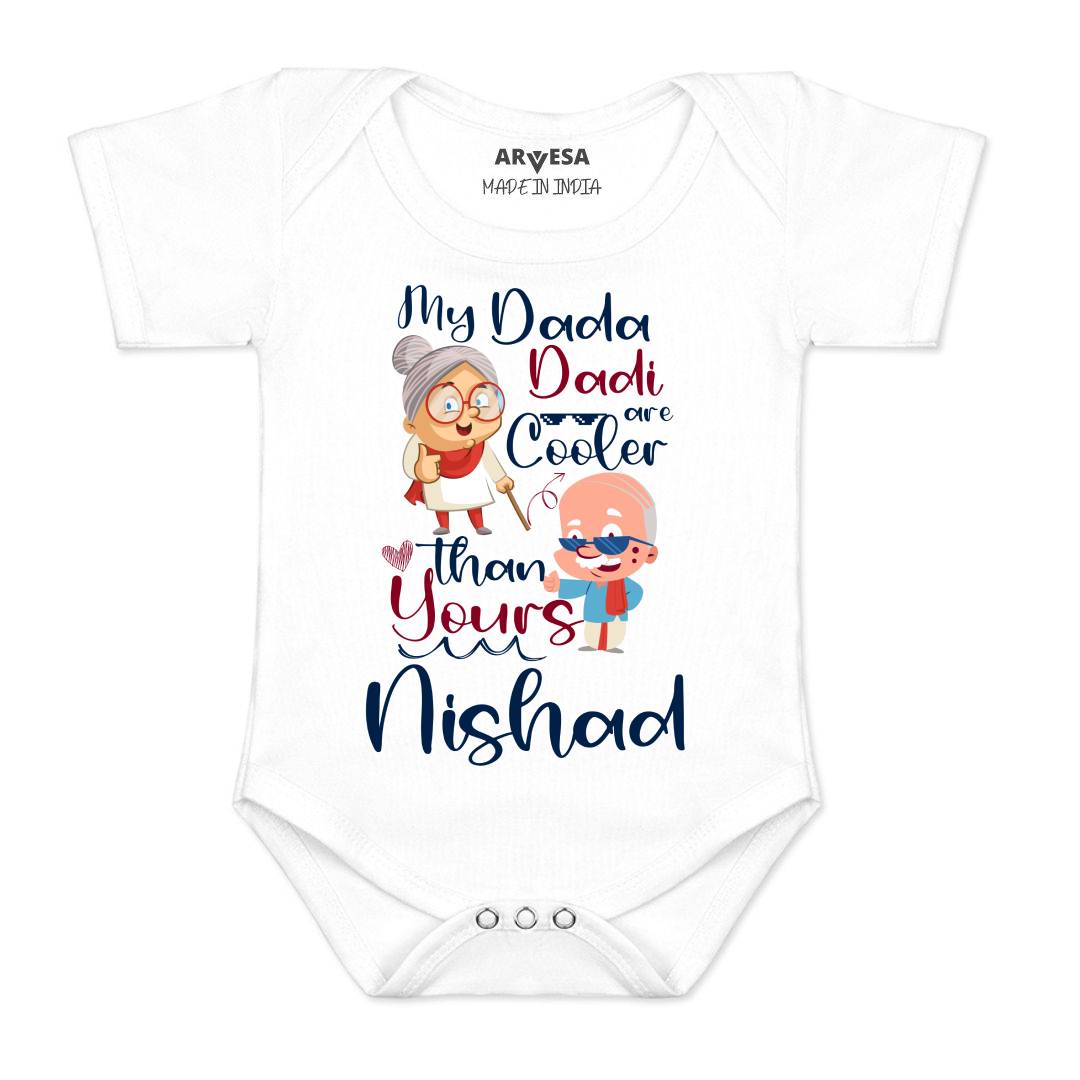 Arvesa My Dada Dadi is Cooler Baby Boy & Girl Dress