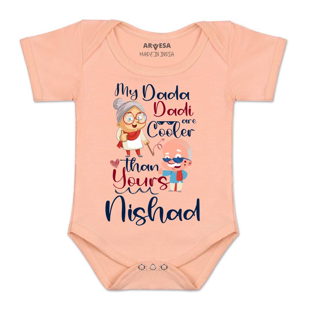 Arvesa My Dada Dadi is Cooler Baby Boy & Girl Dress