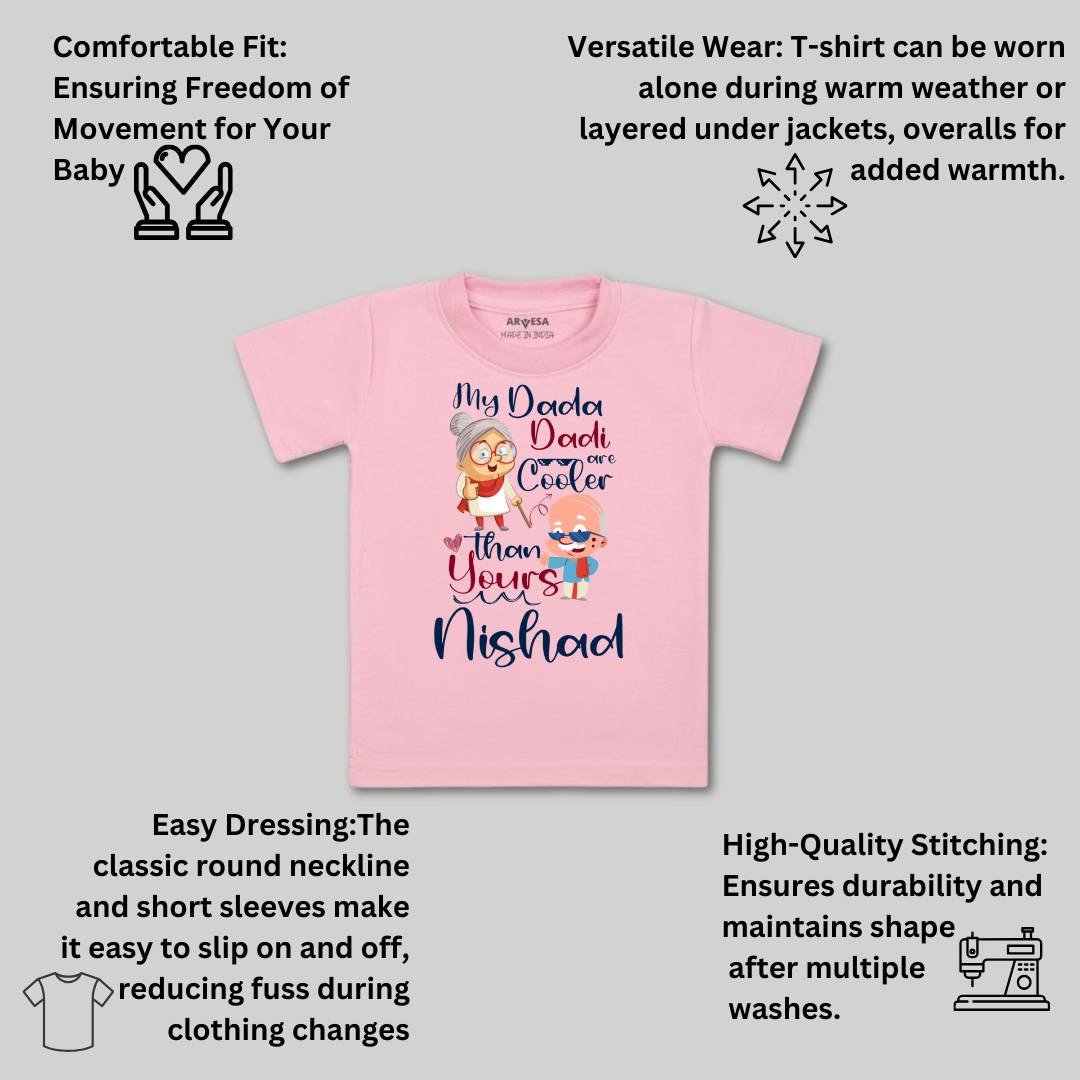 Arvesa My Dada Dadi is Cooler Baby Boy & Girl Dress
