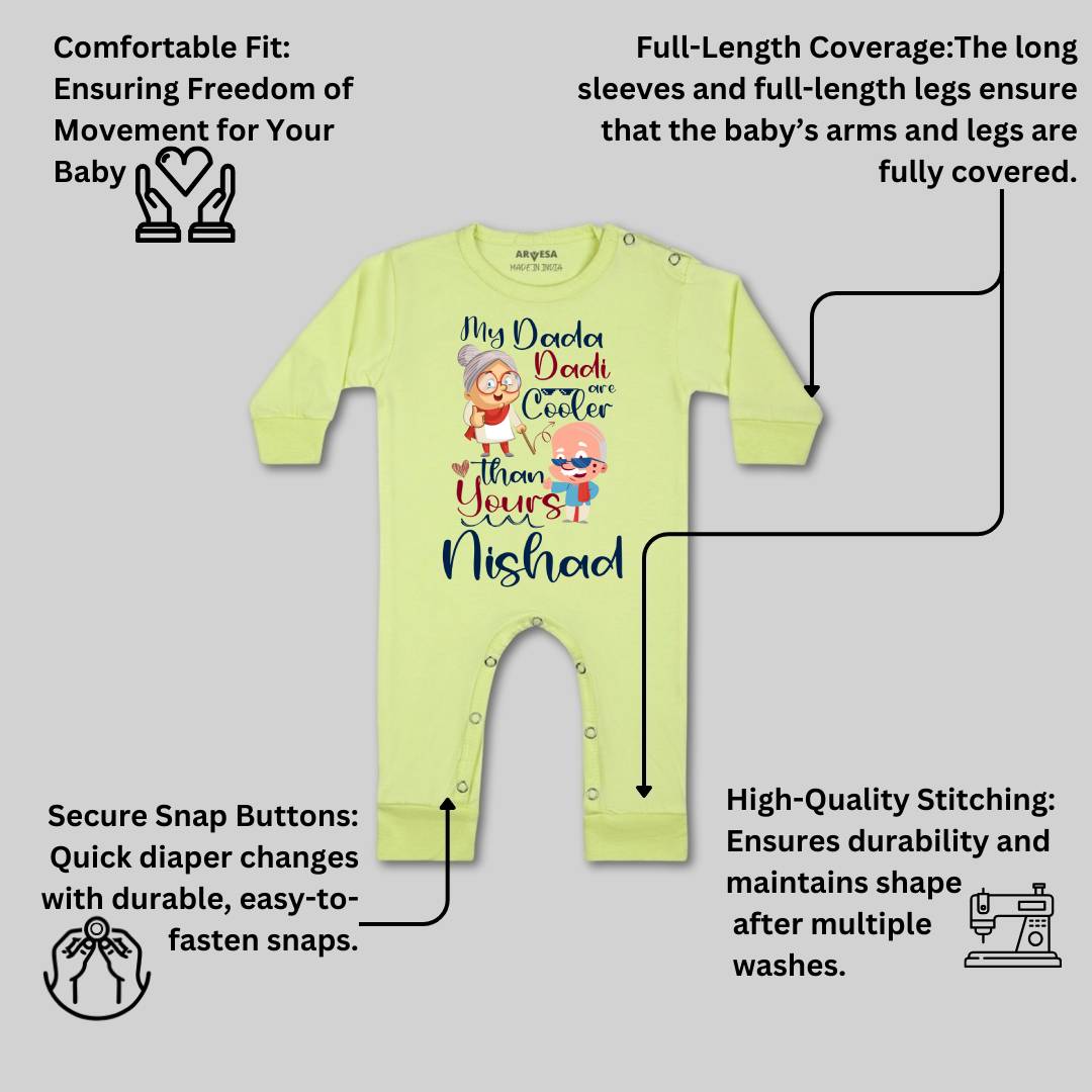 Arvesa My Dada Dadi is Cooler Baby Boy & Girl Dress