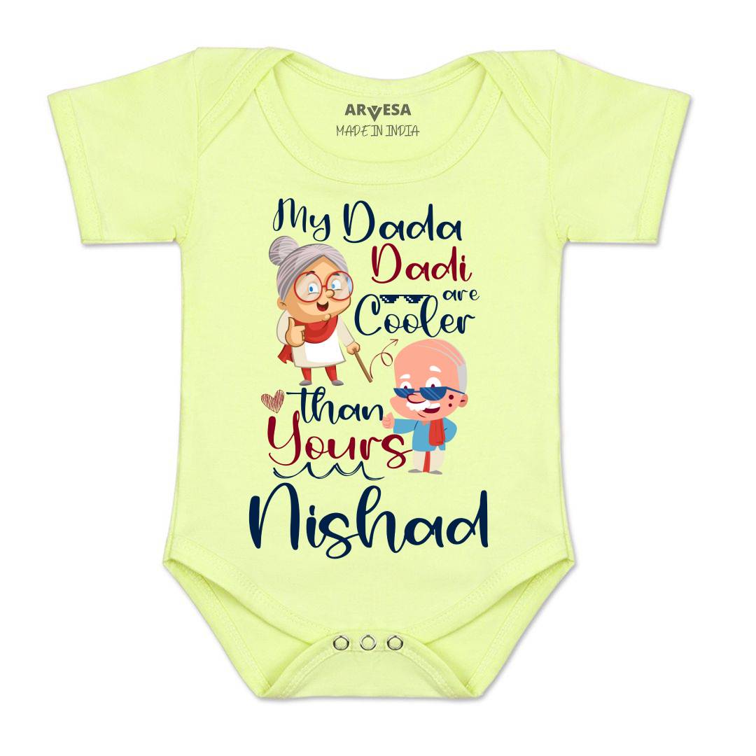 Arvesa My Dada Dadi is Cooler Baby Boy & Girl Dress