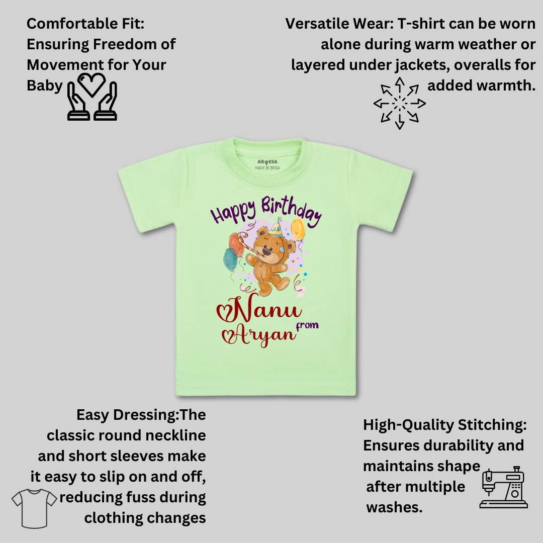 Arvesa Happy Birthday Nanu Baby Boy & Girl Dress