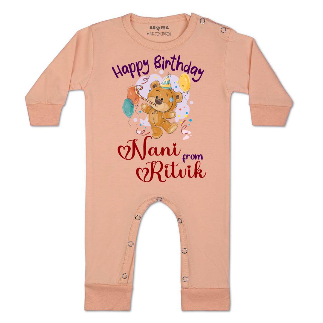 Arvesa Happy Birthday Nani Baby Boy & Girl Dress