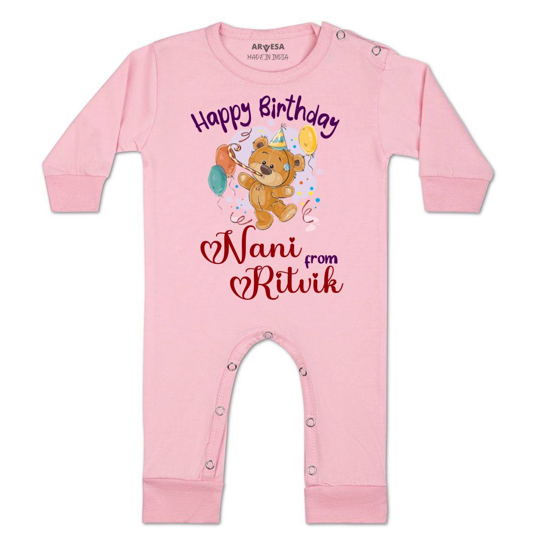 Arvesa Happy Birthday Nani Baby Boy & Girl Dress