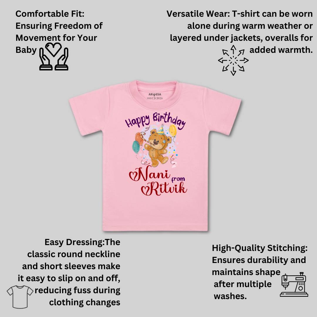 Arvesa Happy Birthday Nani Baby Boy & Girl Dress