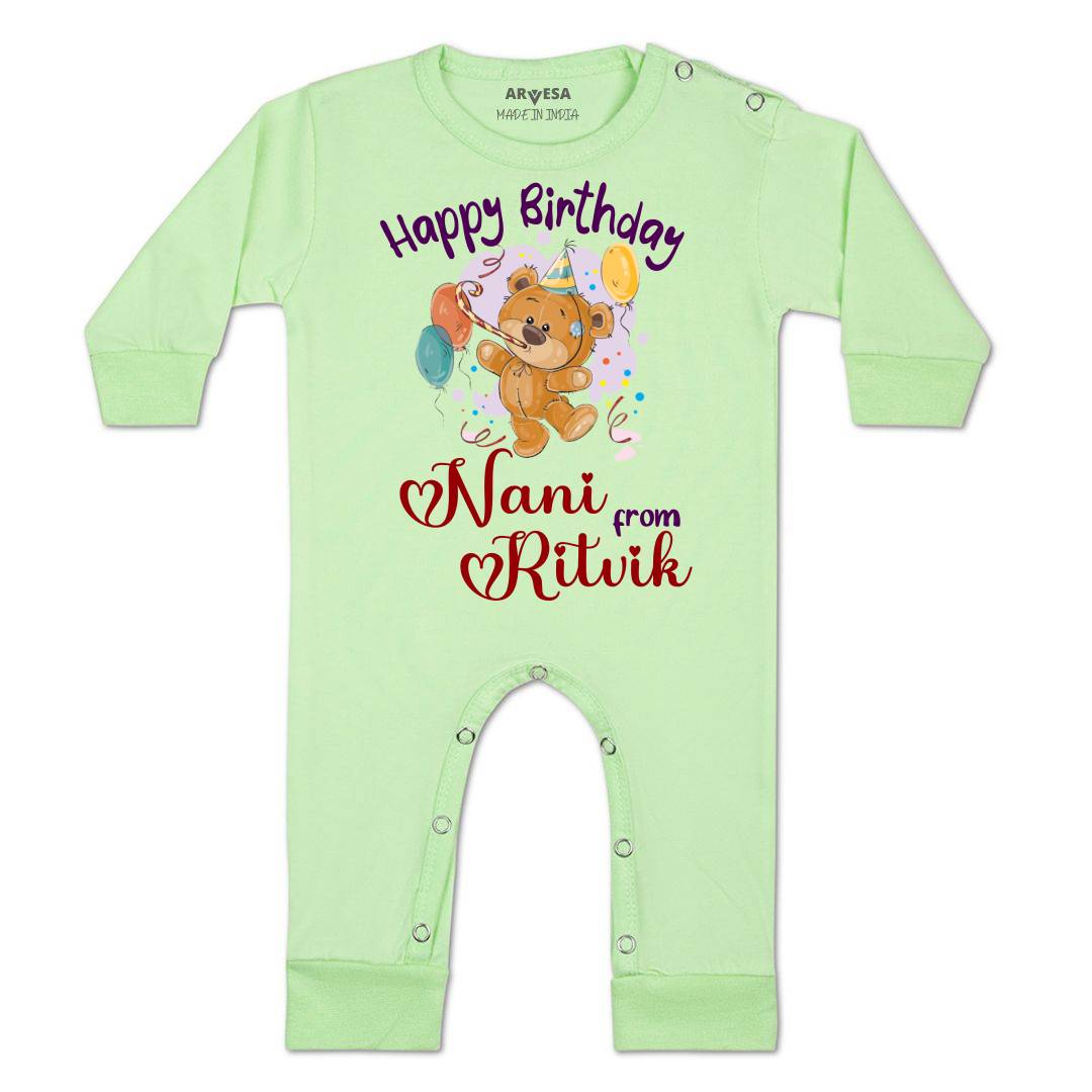 Arvesa Happy Birthday Nani Baby Boy & Girl Dress