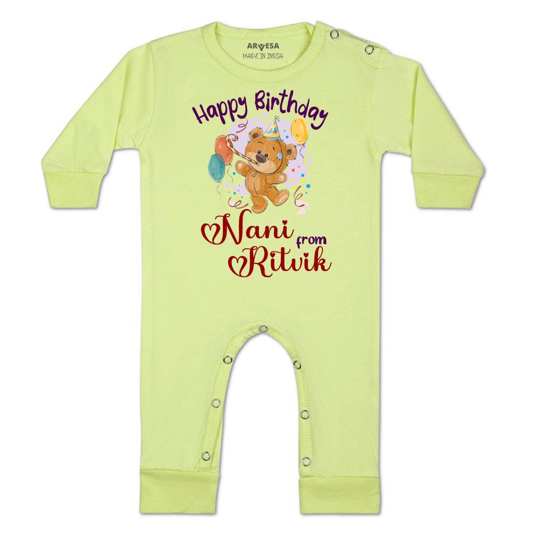 Arvesa Happy Birthday Nani Baby Boy & Girl Dress