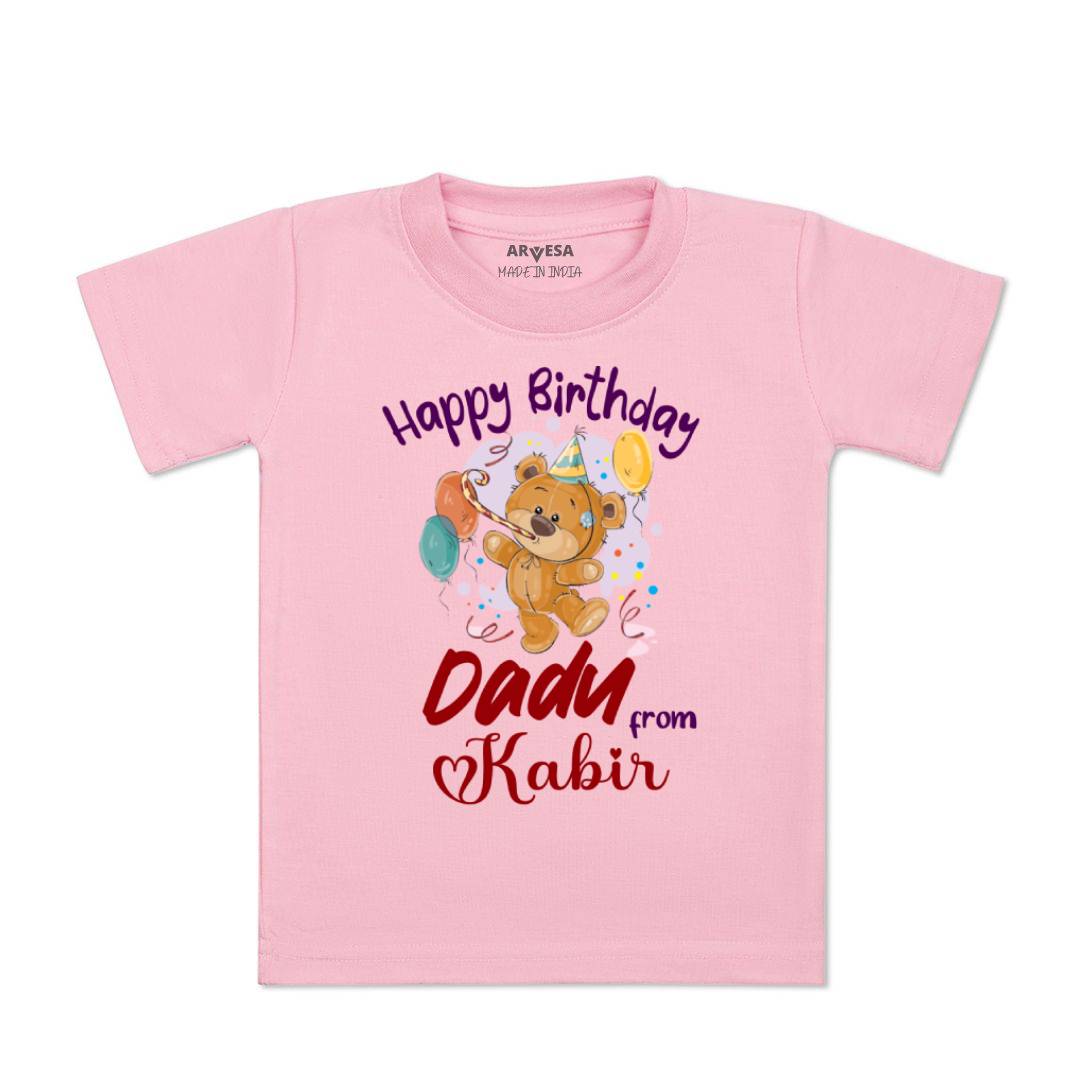 Arvesa Happy Birthday Dadu Baby Boy & Girl Dress