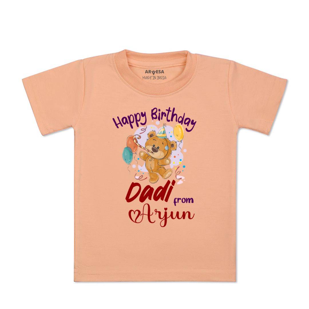 Arvesa Happy Birthday Dadi Baby Boy & Girl Dress