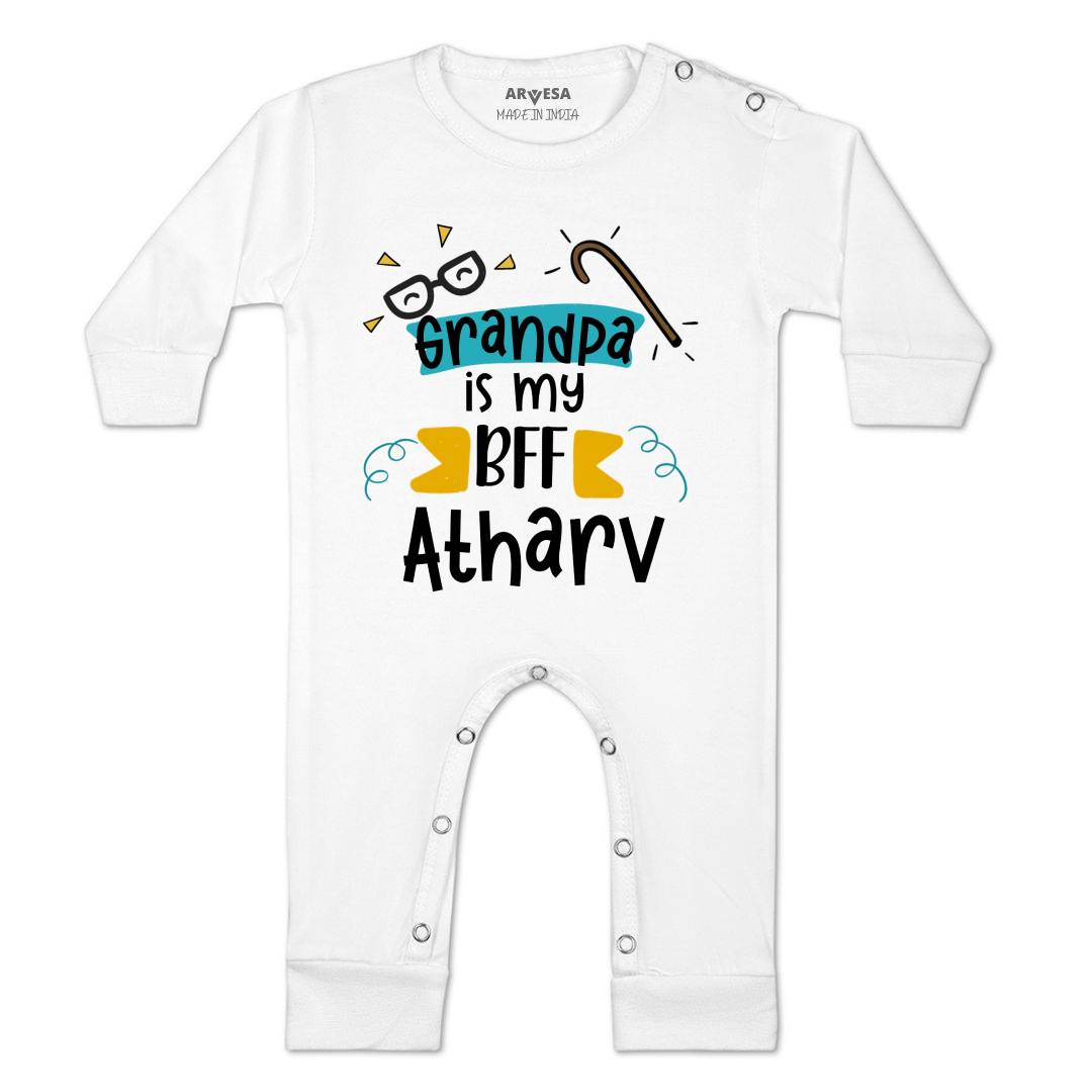 Arvesa Grandpa Is My BFF Baby Boy & Girl Dress