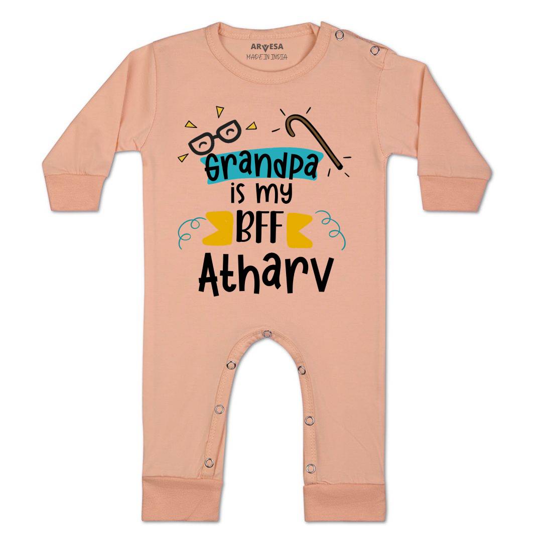 Arvesa Grandpa Is My BFF Baby Boy & Girl Dress