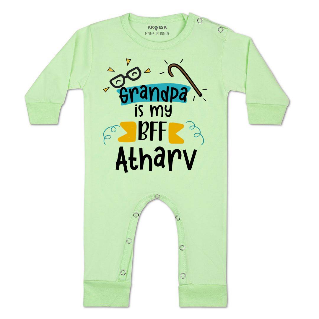 Arvesa Grandpa Is My BFF Baby Boy & Girl Dress