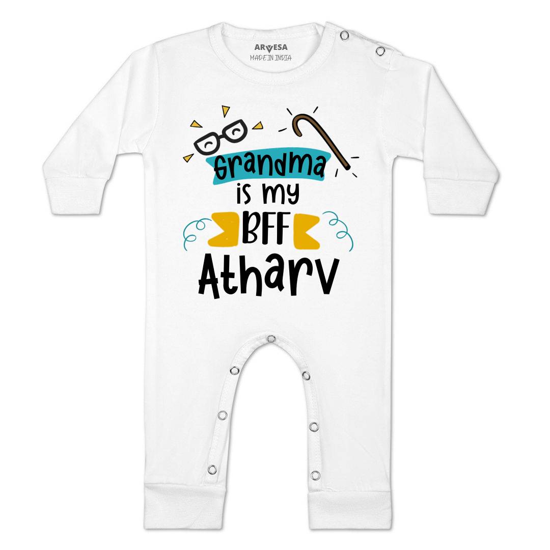 Arvesa Grandma Is My BFF Baby Boy & Girl Dress