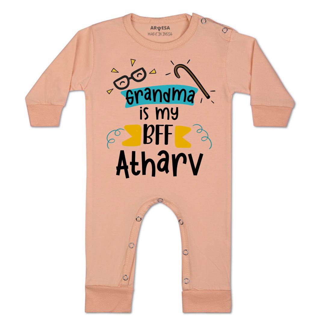 Arvesa Grandma Is My BFF Baby Boy & Girl Dress