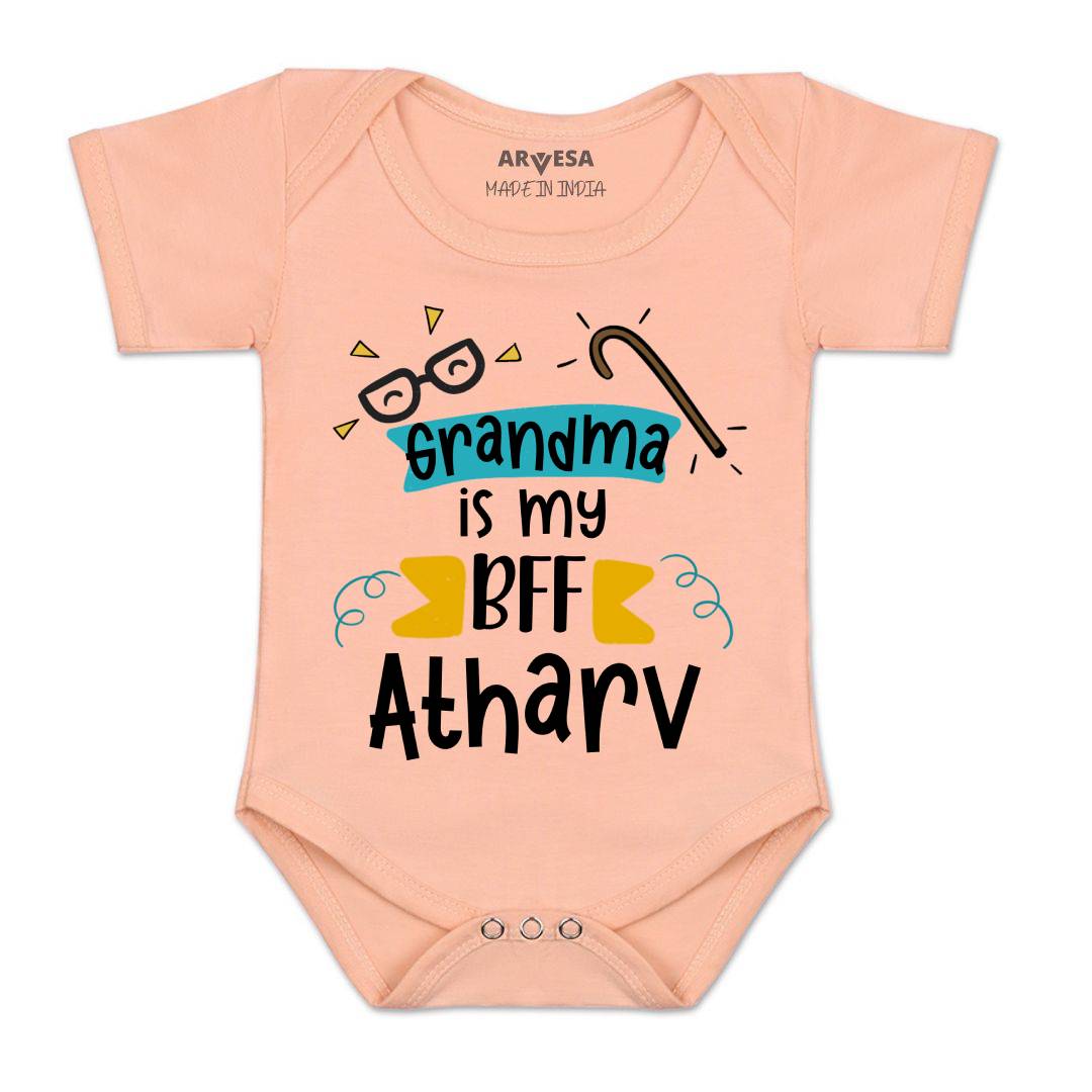 Arvesa Grandma Is My BFF Baby Boy & Girl Dress