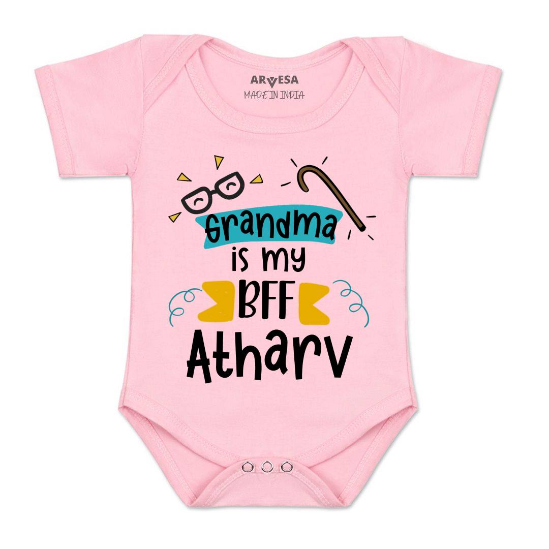 Arvesa Grandma Is My BFF Baby Boy & Girl Dress