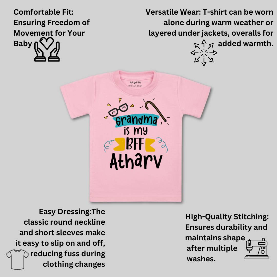 Arvesa Grandma Is My BFF Baby Boy & Girl Dress