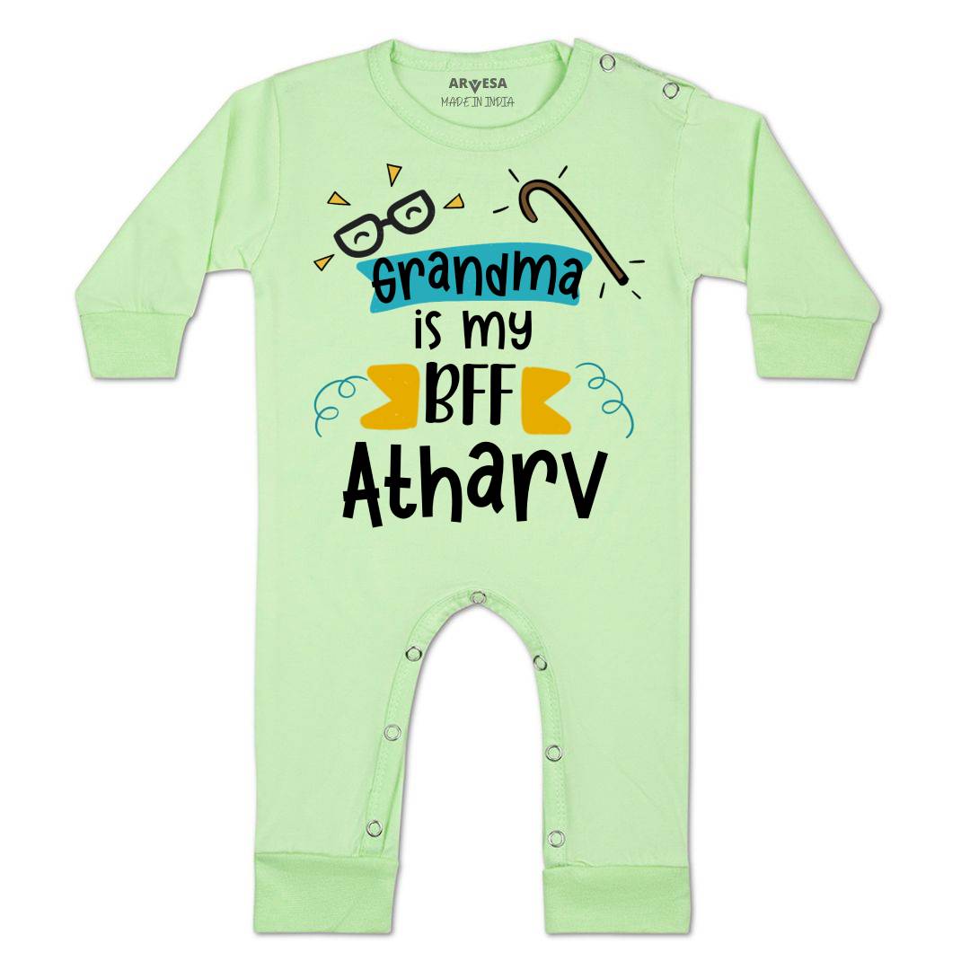 Arvesa Grandma Is My BFF Baby Boy & Girl Dress