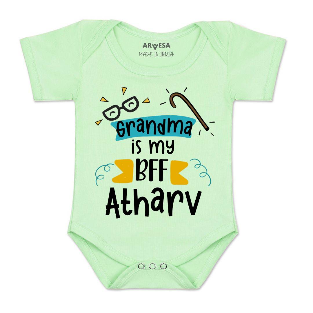 Arvesa Grandma Is My BFF Baby Boy & Girl Dress