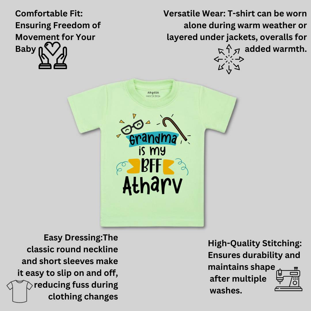 Arvesa Grandma Is My BFF Baby Boy & Girl Dress