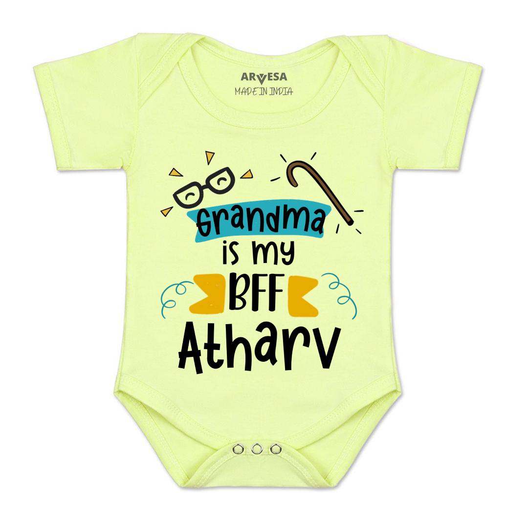 Arvesa Grandma Is My BFF Baby Boy & Girl Dress
