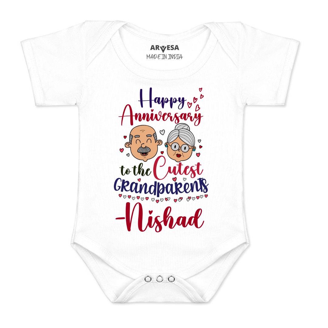 Arvesa Happy Anniversay GrandParents Baby Boy & Girl Dress