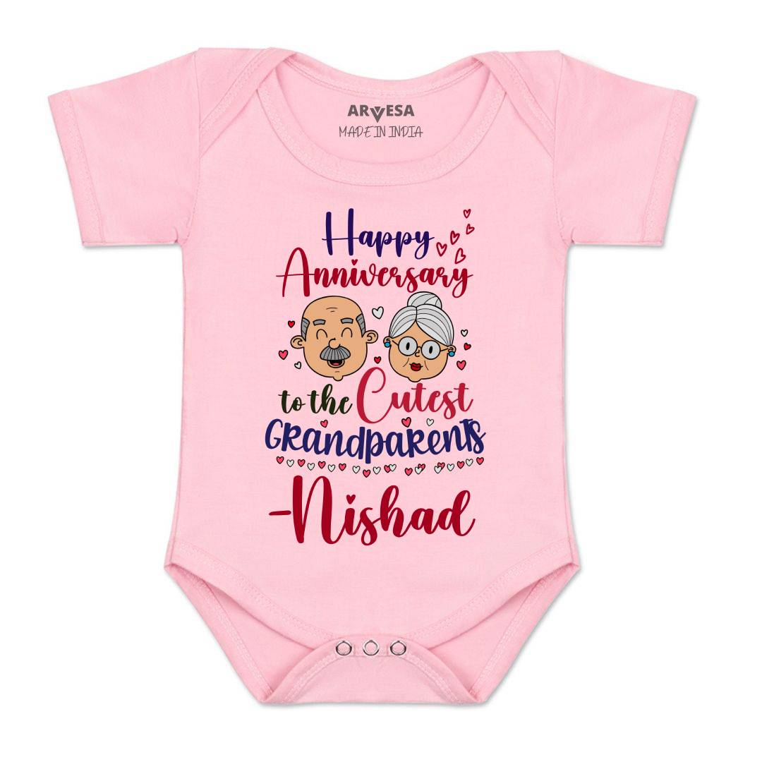 Arvesa Happy Anniversay GrandParents Baby Boy & Girl Dress