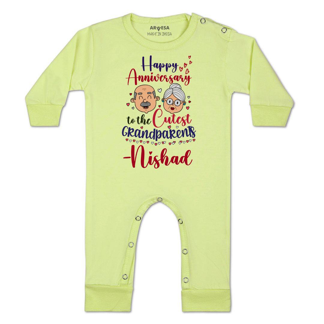 Arvesa Happy Anniversay GrandParents Baby Boy & Girl Dress