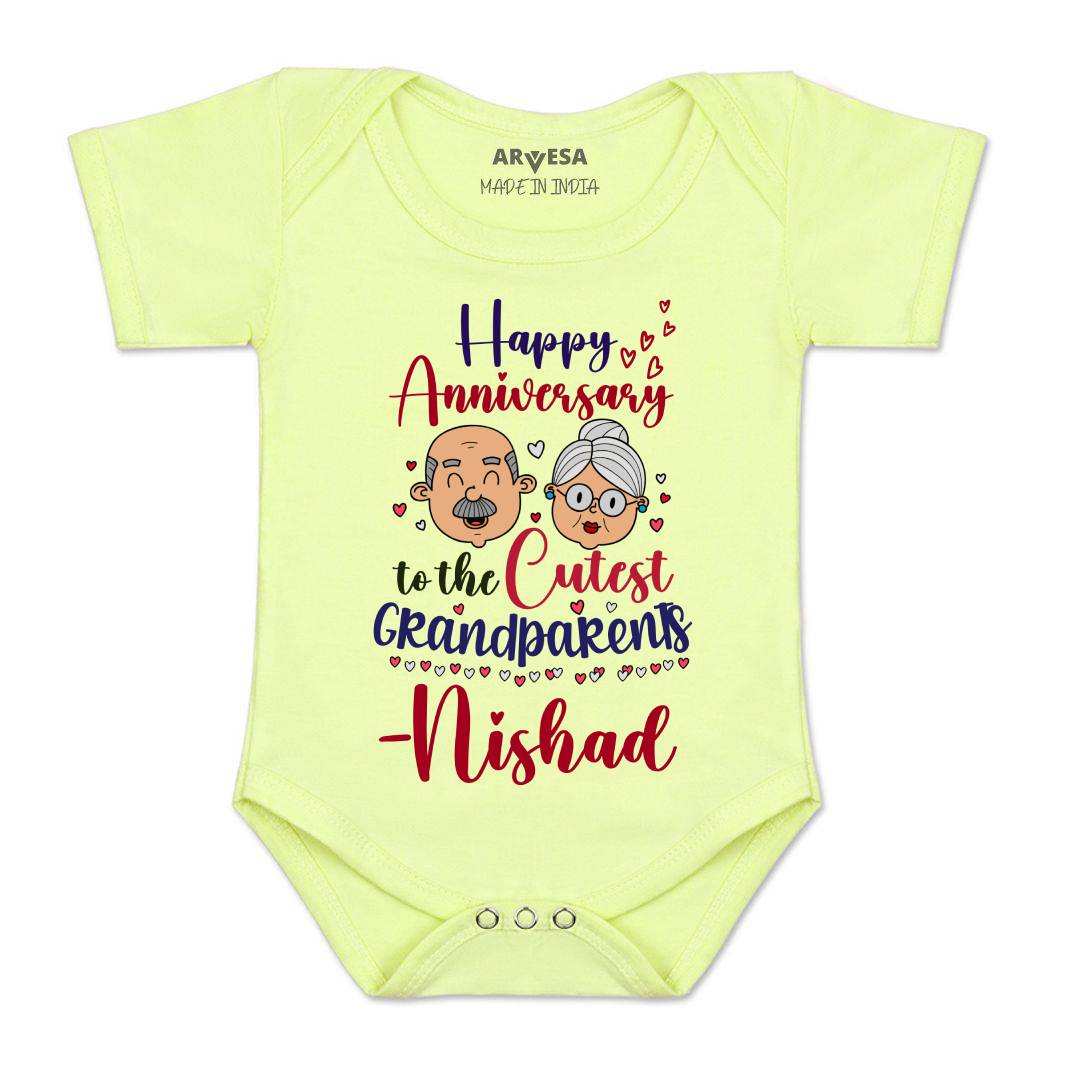 Arvesa Happy Anniversay GrandParents Baby Boy & Girl Dress
