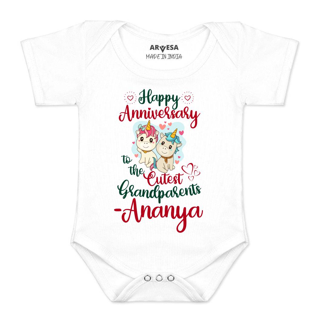 Arvesa Happy Anniversay GrandParents Baby Boy & Girl Dress
