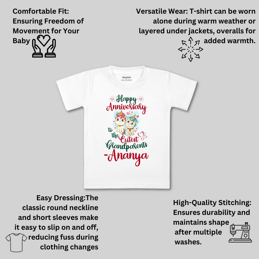 Arvesa Happy Anniversay GrandParents Baby Boy & Girl Dress