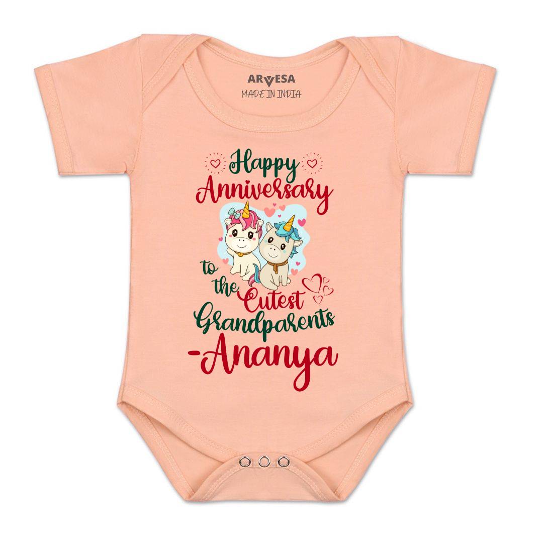Arvesa Happy Anniversay GrandParents Baby Boy & Girl Dress