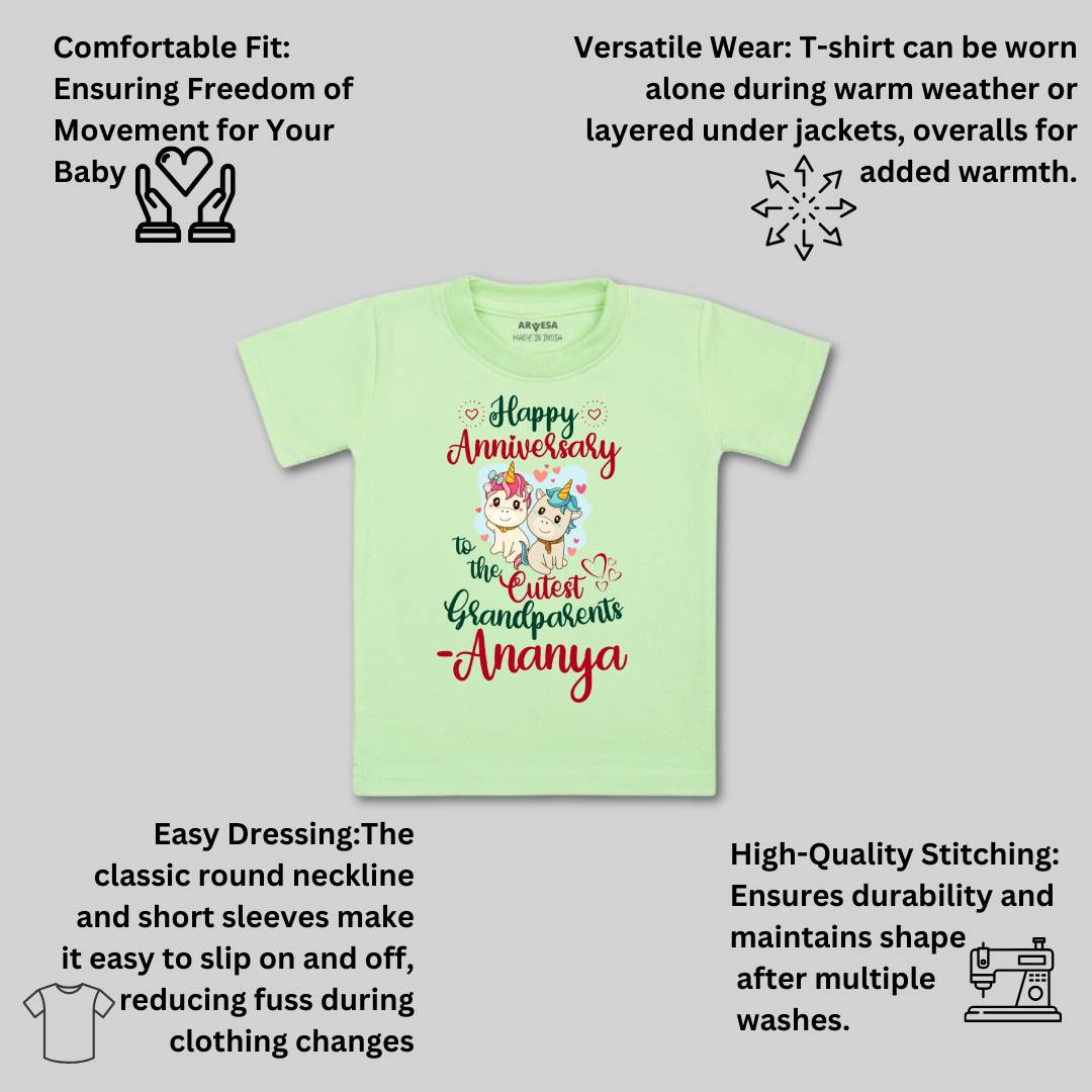 Arvesa Happy Anniversay GrandParents Baby Boy & Girl Dress