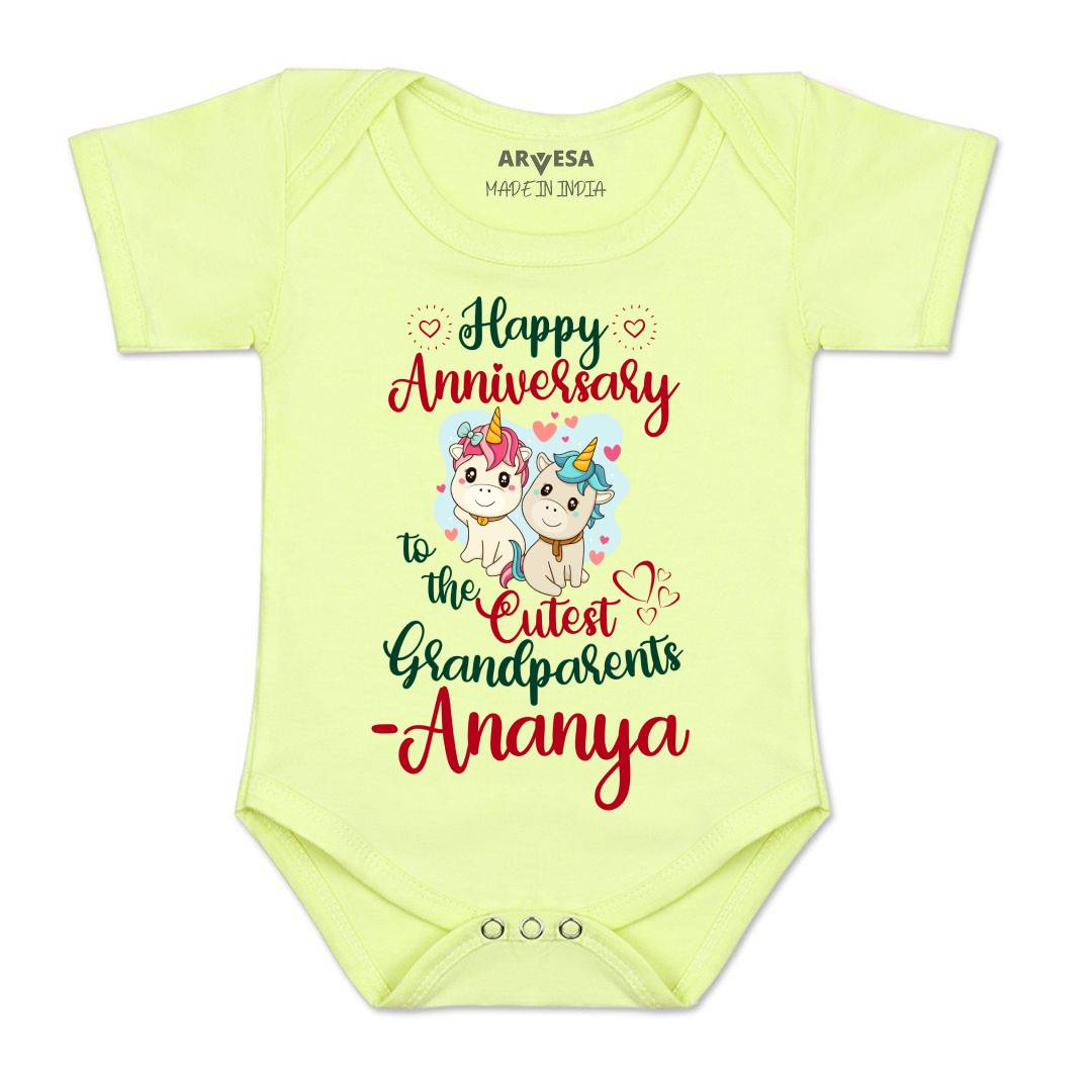 Arvesa Happy Anniversay GrandParents Baby Boy & Girl Dress