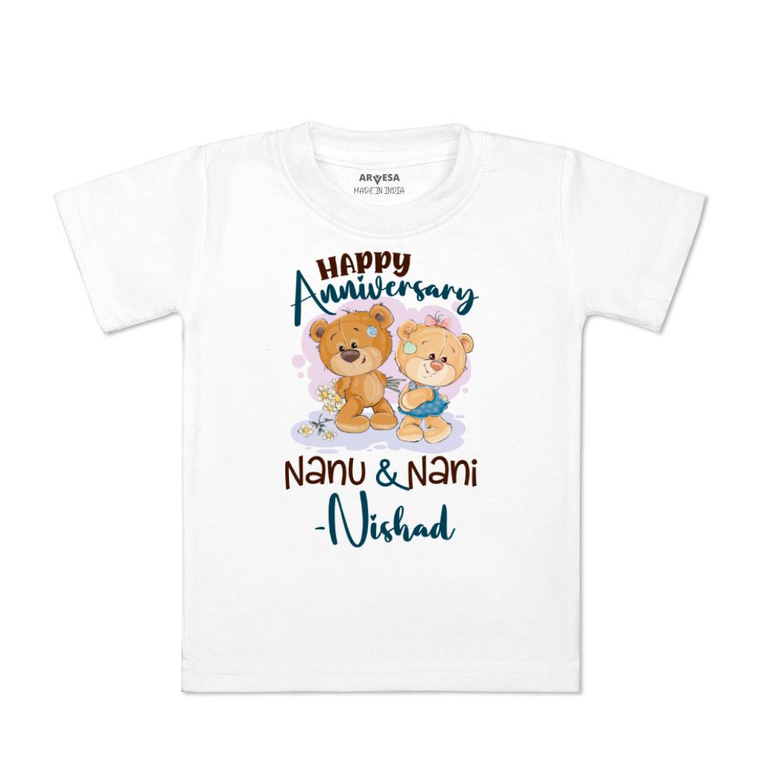 Arvesa Happy Anniversay Nanu & Nani Baby Boy & Girl Dress