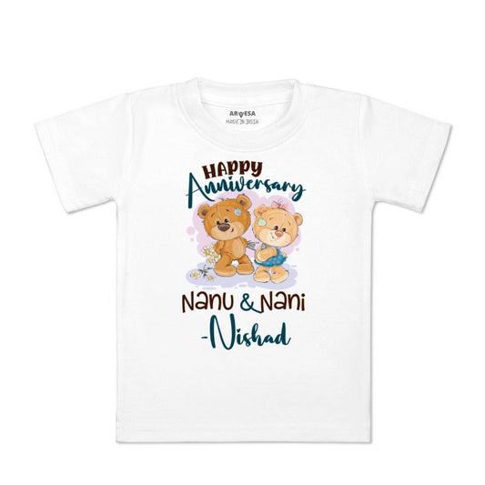 Arvesa Happy Anniversay Nanu & Nani Baby Boy & Girl Dress