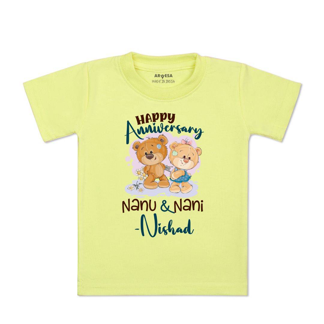 Arvesa Happy Anniversay Nanu & Nani Baby Boy & Girl Dress