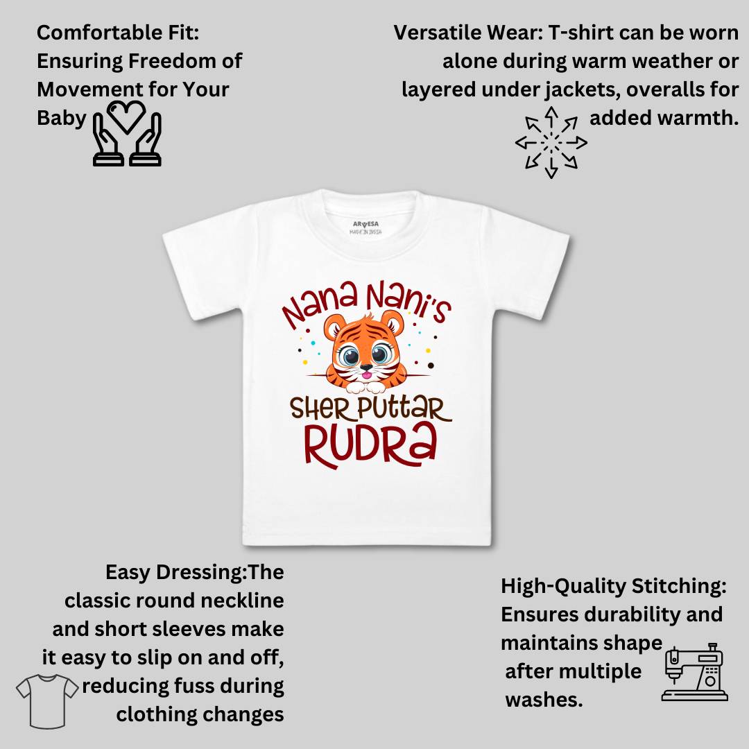 Arvesa Nana Nani Sher Puttar Baby Boy & Girl Dress