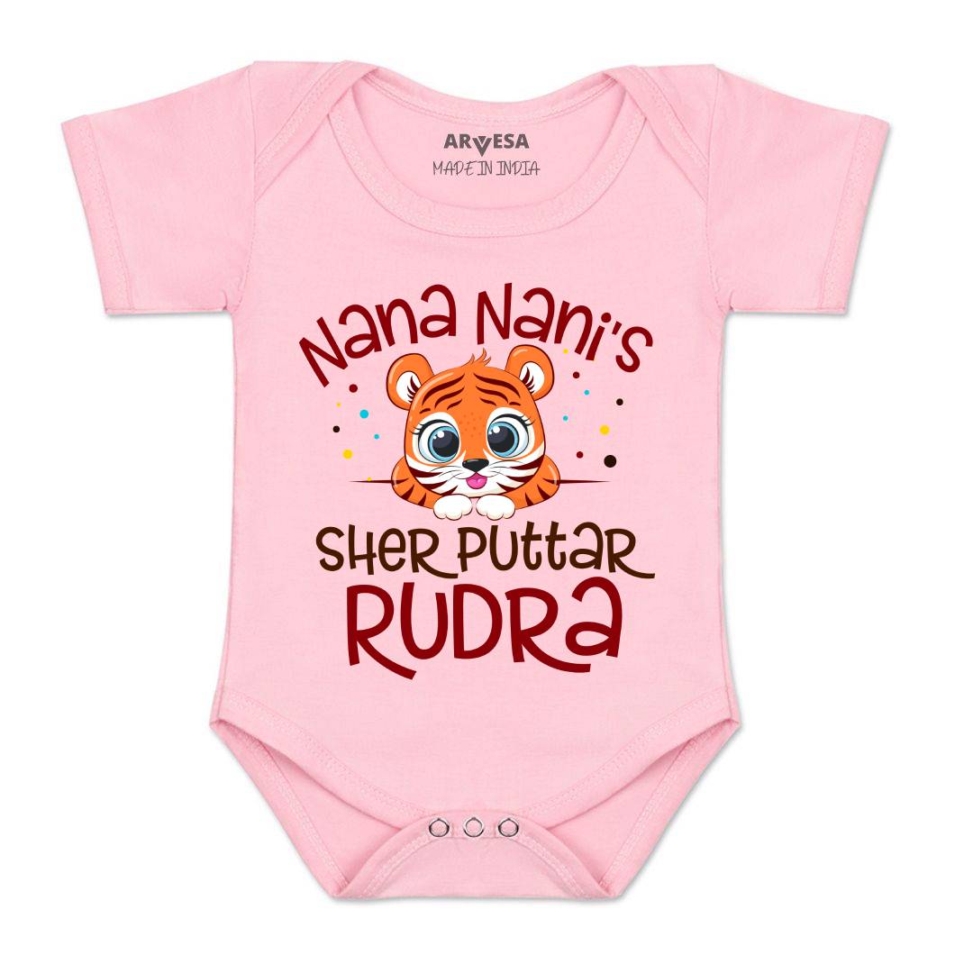 Arvesa Nana Nani Sher Puttar Baby Boy & Girl Dress