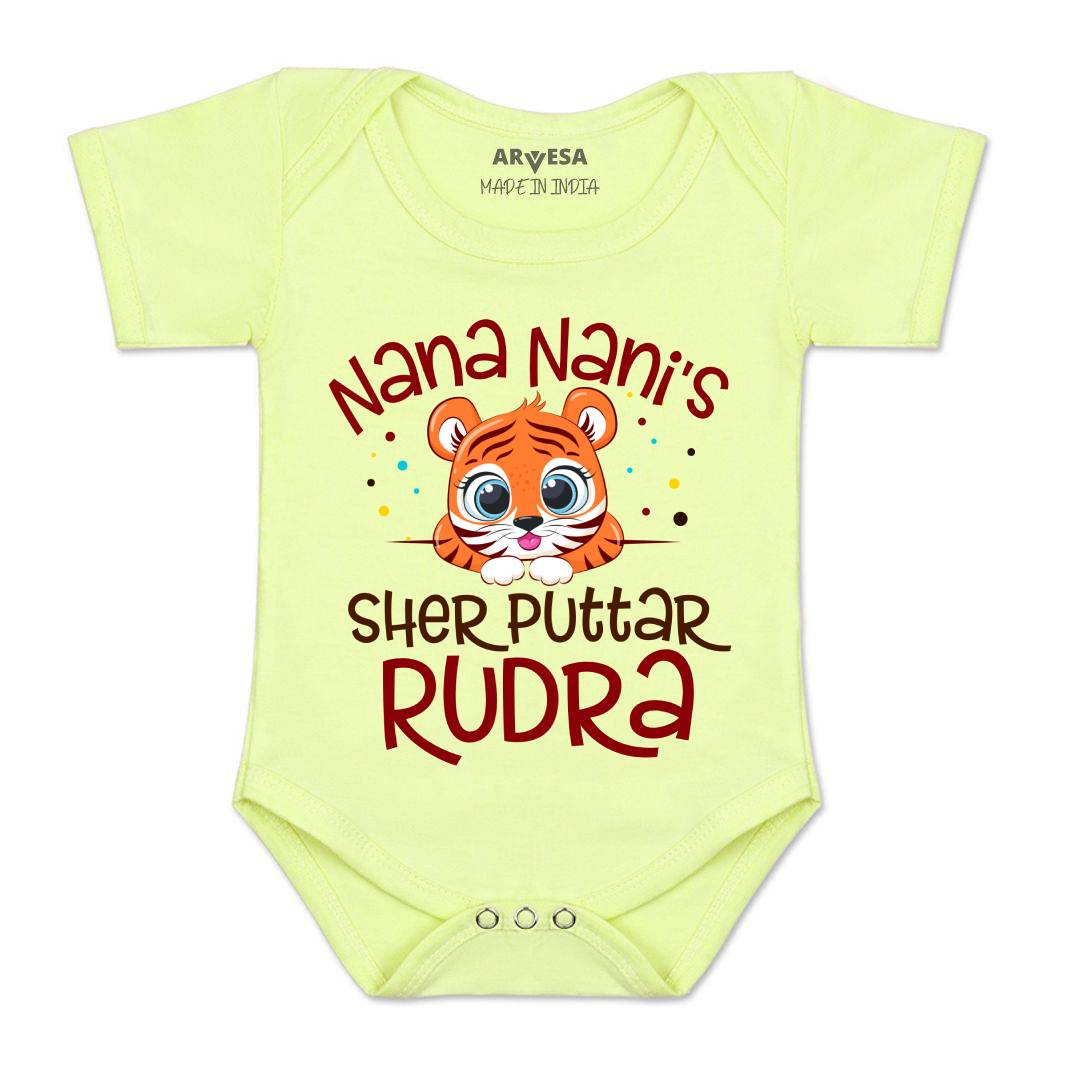 Arvesa Nana Nani Sher Puttar Baby Boy & Girl Dress