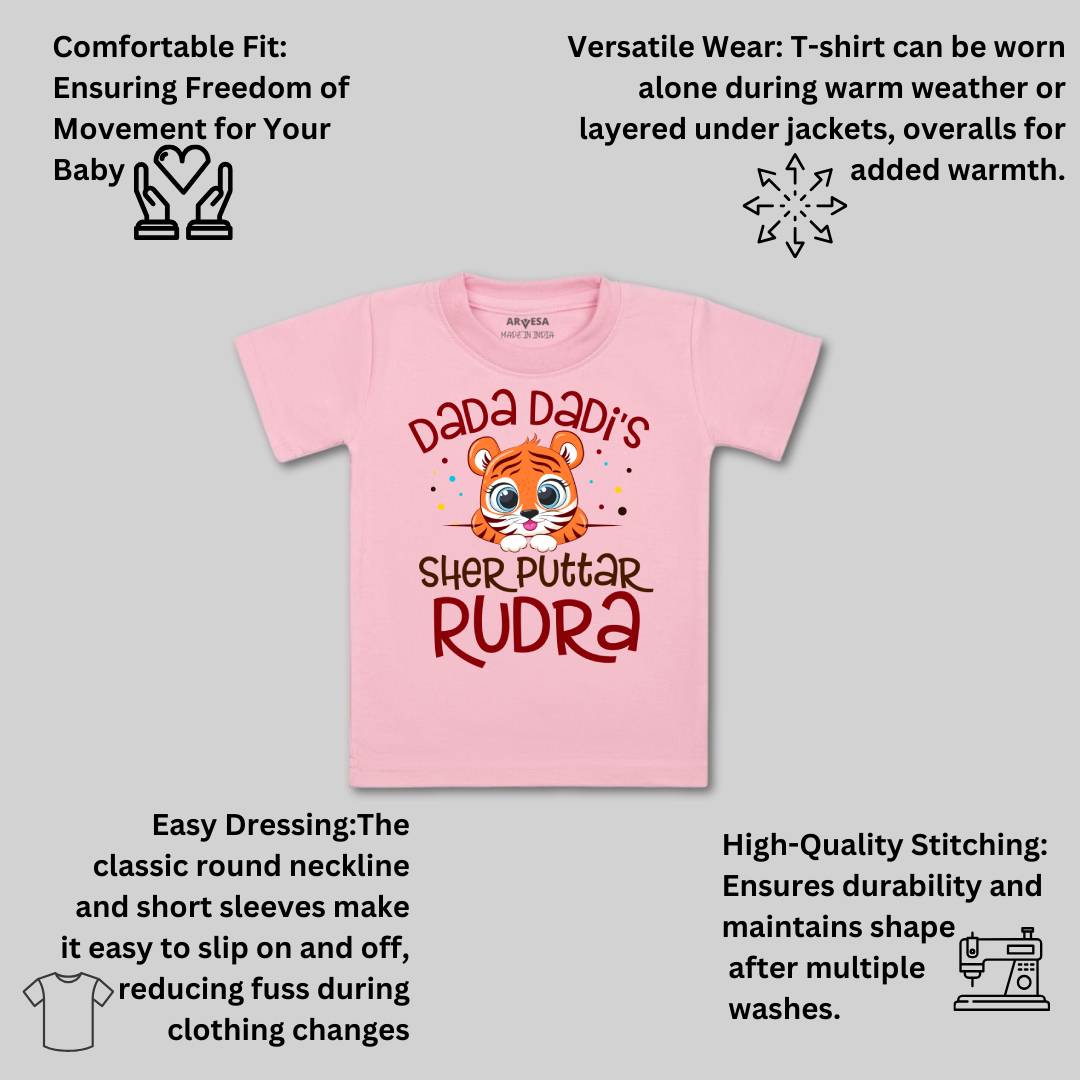 Arvesa Dada Dadi Sher Puttar Baby Boy & Girl Dress
