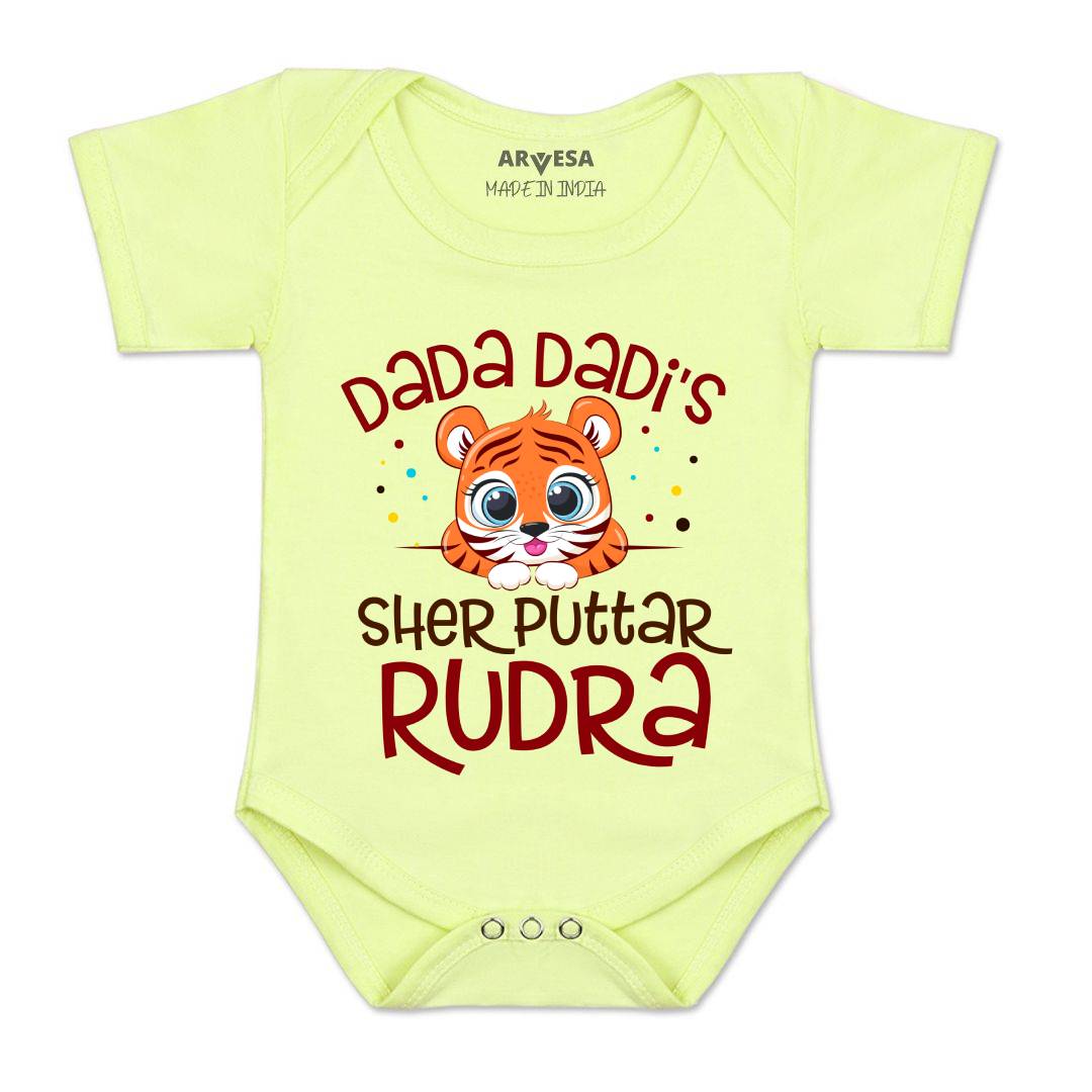 Arvesa Dada Dadi Sher Puttar Baby Boy & Girl Dress