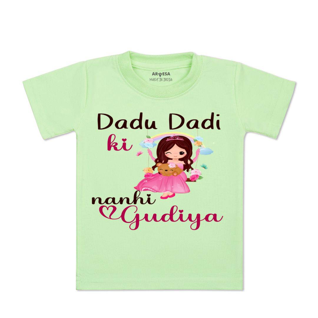 Arvesa Dada Dadi Ki Nani Gudiya Design-1244 White 0-3 Months Jumpsuit for Baby Boy & Girl dress .